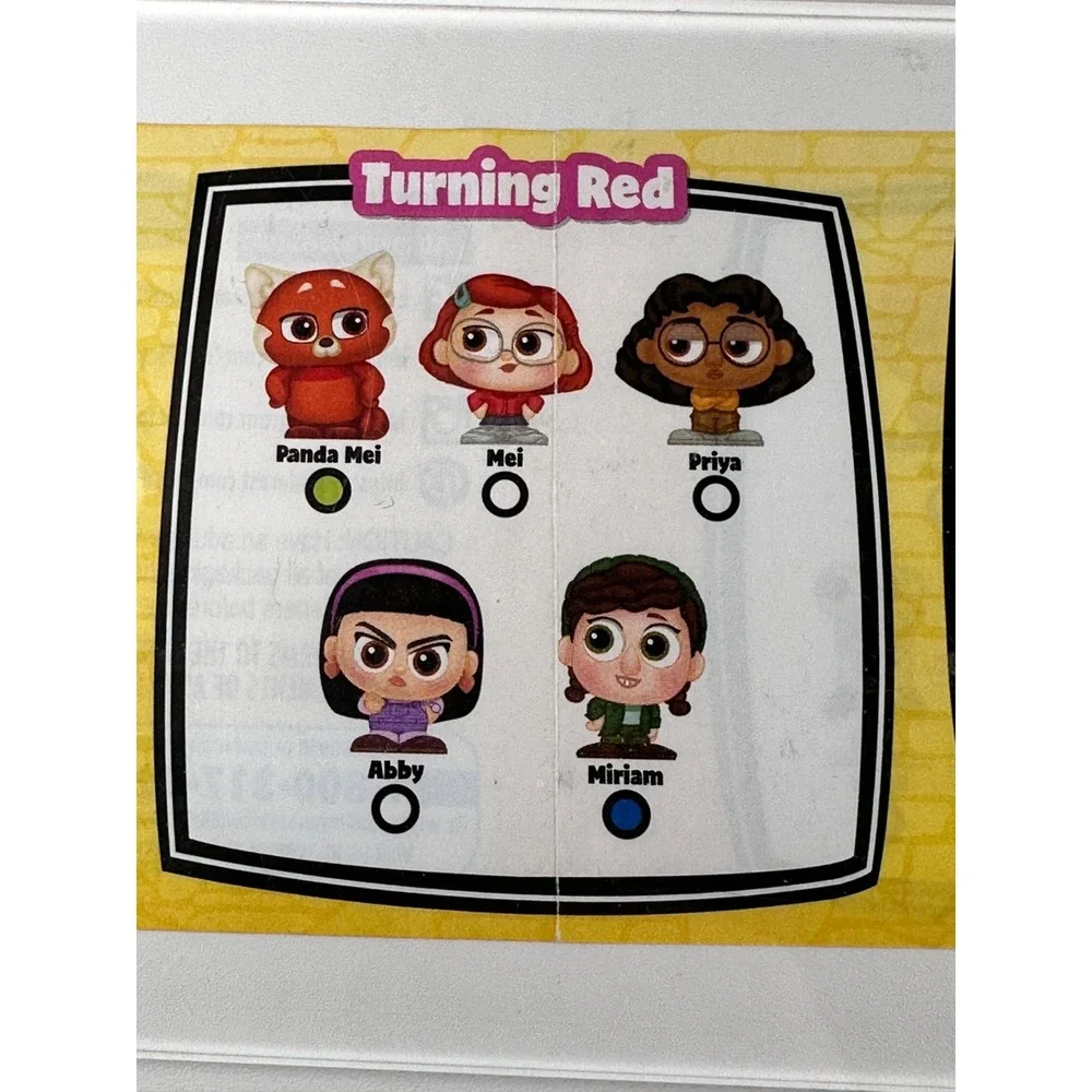 Disney Doorables Pixar TURNING RED Series 8 Lot of 5 Panda Mei Abby Priya Rare
